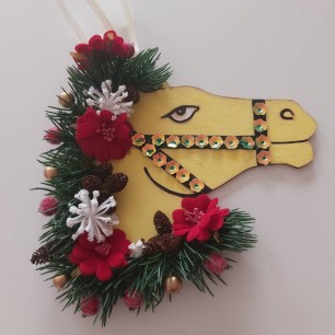 Новогодняя лошадка