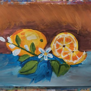 Натюрморт с лимонами