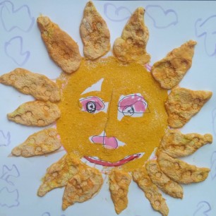 Панно "Весеннее солнышко"