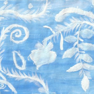 Зимние узоры на окошке