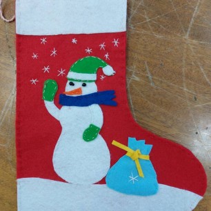 Новогодний чулок