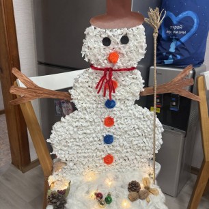 Новогодний снеговик