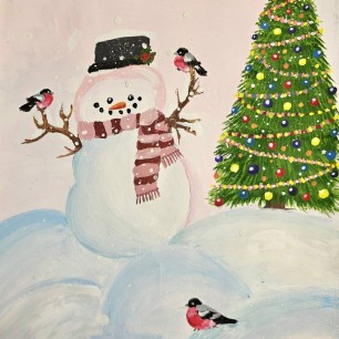 "У новогодней ели"