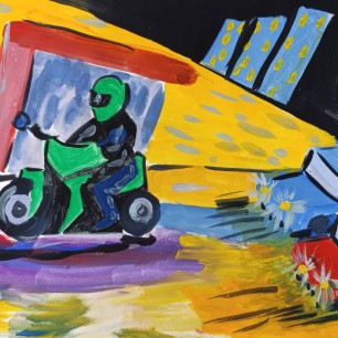 Яркость движения