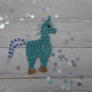 Лошадка из бусин