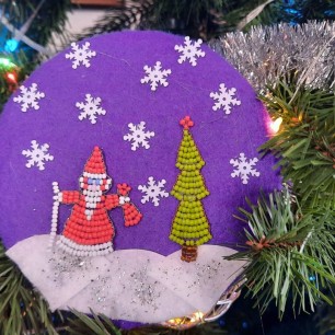 Дед мороз и елка