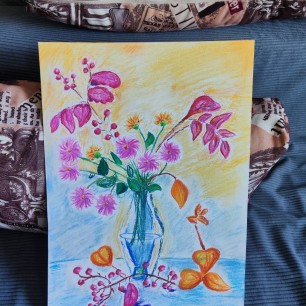 Ваза с цветами