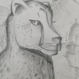 «Гепард в саванне: взгляд хищника»