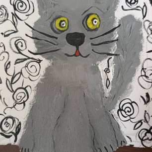 Пушистый котик