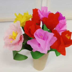 "Букет весенних цветов нв честь 8 марта"