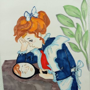 "У меня-веснушки"