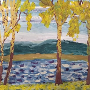 Осень на берегу Камы