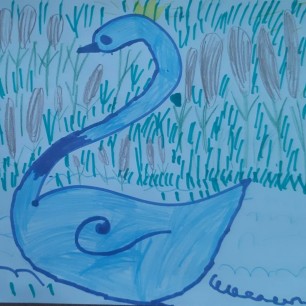 По воде скользит едва, Царевна Лебедь -цифра два.