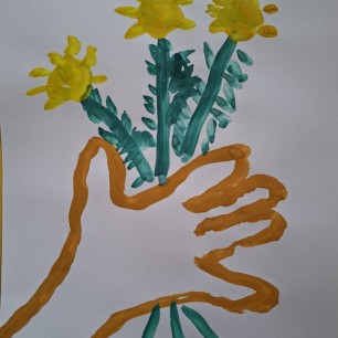 Букет маме.