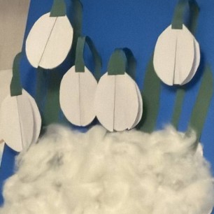 Подснежники маме