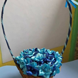 Корзина с цветами!