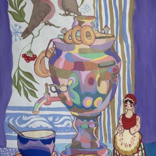 Нежный натюрморт. Русская душа.