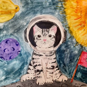 В открытом космосе