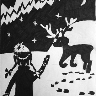 Герда и северный олень