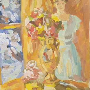 Натюрморт с портретом З.Н.Перцевой.