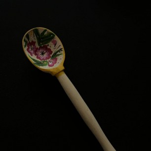 Ложечка в стиле «илимская роспись»