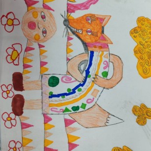 Лиса и колобок