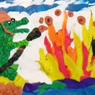 "Крокодил море синее тушил"