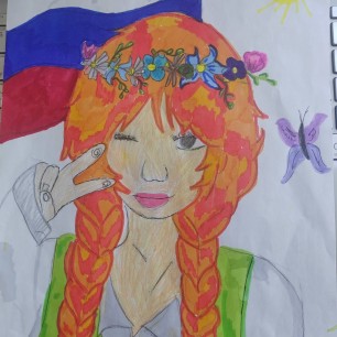 Русская красавица!