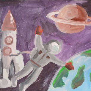 "В открытом космосе"