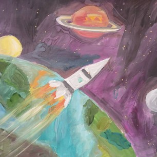 "Полет в космос"