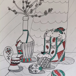 Пасхальный натюрморт