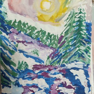 Лесная река