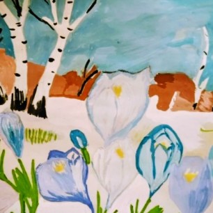 Первые весенние цветы