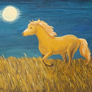 Златогривый конь