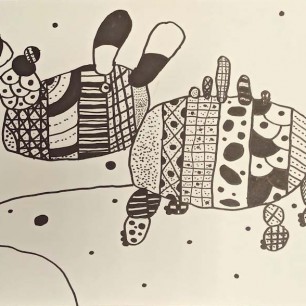 Носорог. Графическая разработка.