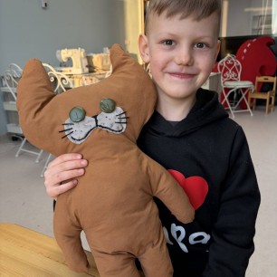 Интерьерная игрушка  "Кот Баюн"