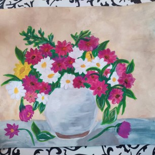Ваза с цветами
