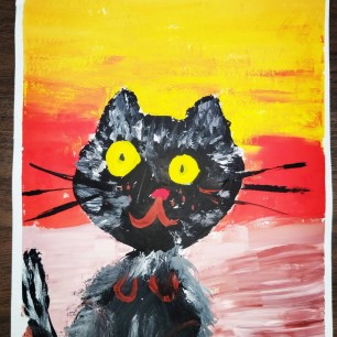 Моя игрушка кот Васька.