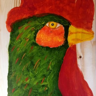 Расписной сувенир для мамы