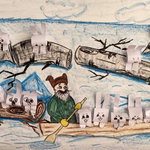 «Дедушка Мазай и зайцы»