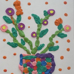 Ваза с цветами.