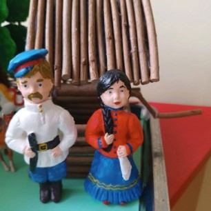 Казак с казачкой