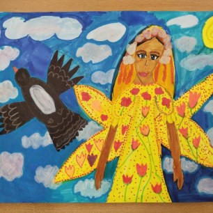 Дюймовочка и ласточка