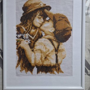 Вышивка крестиком "Парочка"