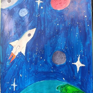 "Полет в космос"