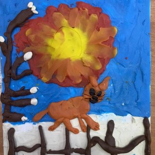 Весенний кот