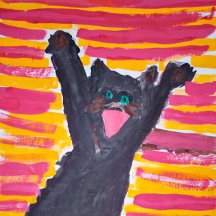 "Уголёк на полосках"