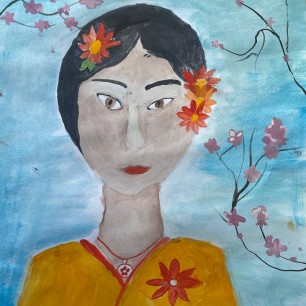 Портрет японки