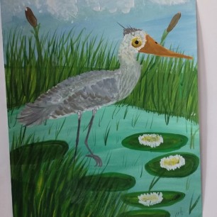 "Желтоглазая цапля"