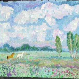 Выйду в поле с конëм